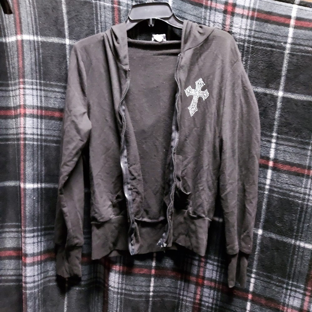 3/$30 ๐ Dots size L cross hoodie size L ๐ - Picture 1 of 7